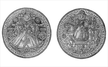 Great Seal of Elizabeth I, c1558-c1603. Artist: Unknown