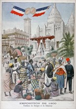 The Sengalise pavilion at the Universal Exhibition of 1900, Paris, 1900. Artist: Unknown