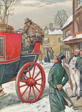 George Loveless (1797-1874) in chains from Dorchester to a prison, (1834), 1934. Artist: Unknown