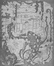 'The Cottoniana or Anglo-Saxon Map (MS Tib. BV)', c995, (1903). Artist: Unknown.