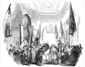 The Grand Vestibule - departure of Her Majesty