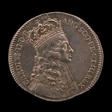 King Charles II in Coronation Robes [obverse], 1661.