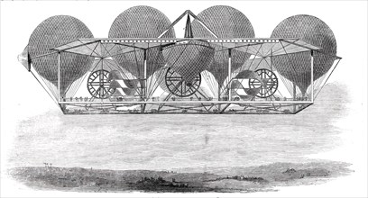 M. Petin's "System of Aerial Navigation", 1850. Creator: Unknown.
