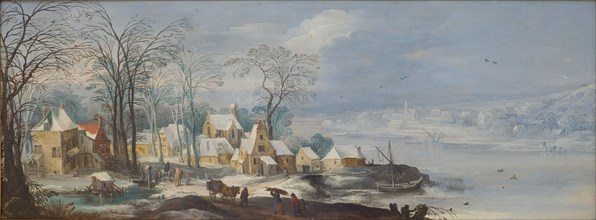Winter Landscape, 1597-1625. Creators: Joos de Momper, the younger, Jan Brueghel the Elder.