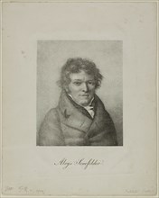 Portrait of Alois Senefelder, 1819. Creator: Nicolas-Henri Jacob.