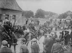 Uhlan prisoners near Douai, between c1914 and c1915. Creator: Bain News Service.