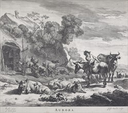 Times of Day/ Aurora, 1660. Creator: Jan de Visscher.