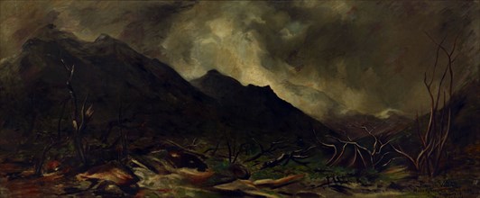 Mount Rolleston, Otira Gorge, West Coast, New Zealand,  c1911. Creator: Petrus van der Velden.