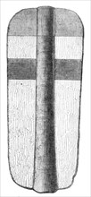 The Meyrick Collection at South Kensington: archer's shield, or 'pavois', Edward IV., 1869.  Creator: Unknown.