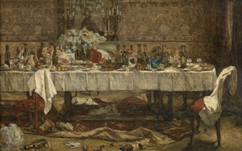 After the Wedding, 1875. Creator: Willem Linnig II.