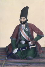 Portrait of Imad Al Dawla, c1860. Emamqoli Mirza Emad-al-Dawla (c 1814-1875) was a Qajar prince who