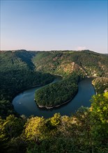 River of Queuille at Pontaumur, France