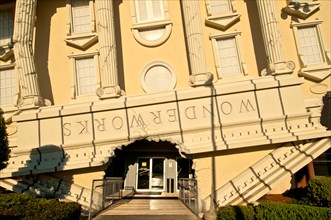 WonderWorks attraction upside-down building entrance door International Drive Orlando, Florida