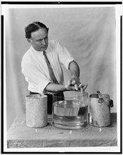 In this sequence of photographs Harry  Houdini demonstrated how spirit hands that appeared at seances were made by less ethereal beings. In "A magician among the spirits" Houdini described the mediumi...