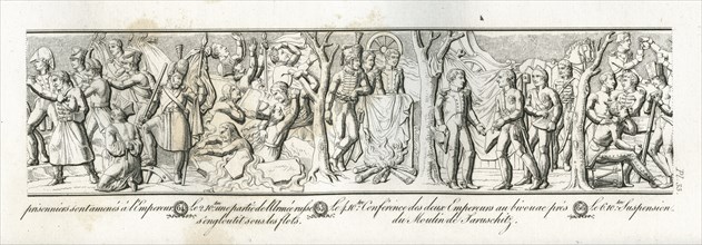 Colonne Vendôme : Le 2 décembre 1805, après la bataille d'Austerlitz.