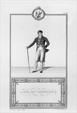 Le Livre du Sacre par Percier et Fontaine : Aide des Cérémonies.